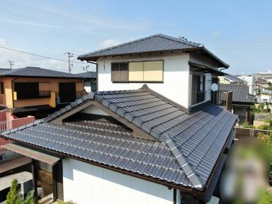 豊橋市 雨漏り・スズメの巣にお困りのお客様へ葺き替えのご提案!