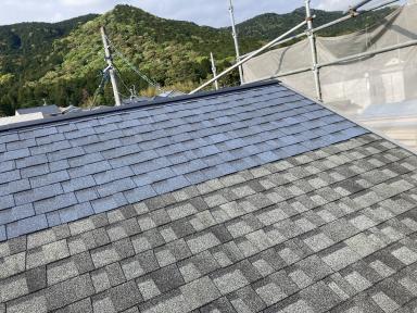 強風被害によるシングル屋根の破損をオークリッジスーパーでスピード補修!