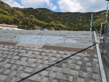 現場施工ブログ　屋根の部分葺き替え
