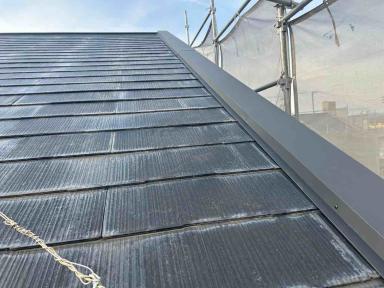 現場施工ブログ 樹脂破風・ケラバから板金破風・ケラバ（ガルバリウム鋼板）に交換し高耐久化！